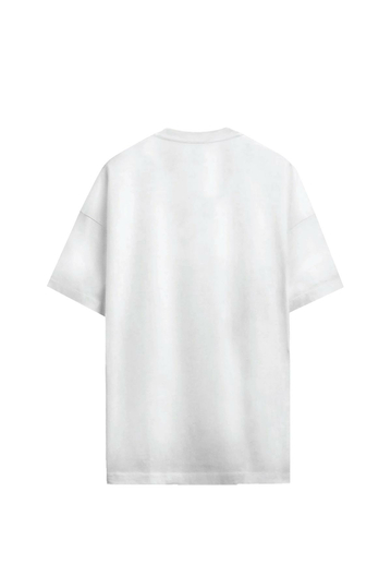 Cotton Division Jaws Arist Poster Oversize T-shirt White