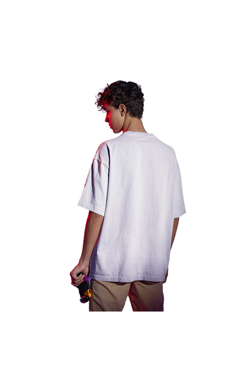 Cotton Division Jaws Arist Poster Oversize T-shirt White