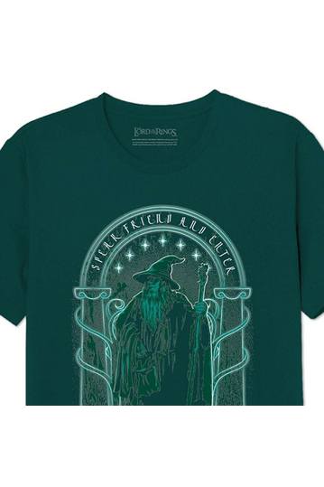 Cotton Division The Lord of the Rings Speak Friend And Enter T-shirt Green