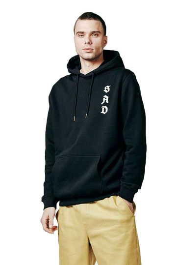 The Dudes SAD Classic Hoodie Premium Black