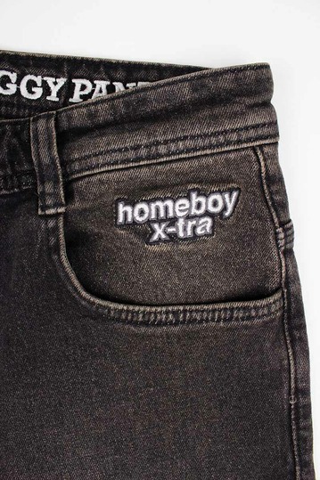 Homeboy Baggy Jeans x-tra Baggy Black Label Dirty Black