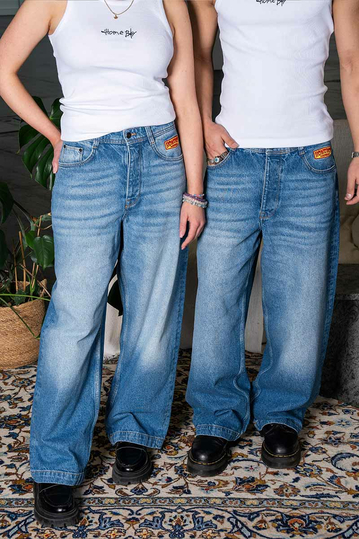 Homeboy Super Baggy Jeans x-tra Desperado Vintage Blue