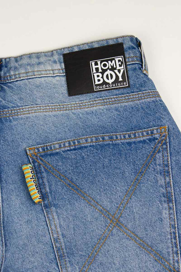 Homeboy Super Baggy Jeans x-tra Desperado Vintage Blue