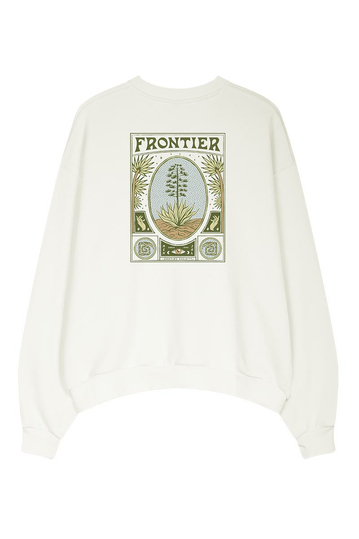 Kaotiko Frontier Organic Cotton Sweatshirt Ivory