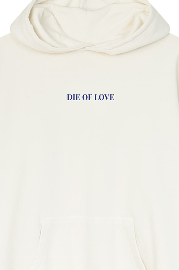 Kaotiko Die Of Love Washed Hoodie Ivory