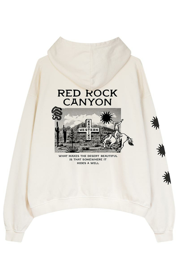 Kaotiko Red Rock Canyon Hoodie Bone