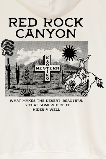 Kaotiko Red Rock Canyon Hoodie Bone