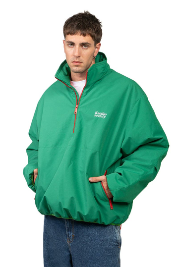 Kaotiko Tricky Love Pullover Jacket Green