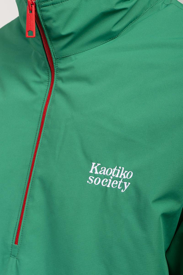 Kaotiko Tricky Love Pullover Jacket Green