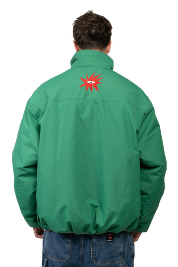 Kaotiko Tricky Love Pullover Jacket Green