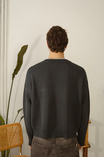 Kaotiko Poodle Sweater Dark Green