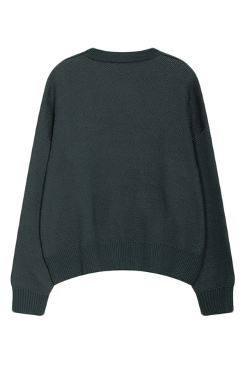 Kaotiko Poodle Sweater Dark Green
