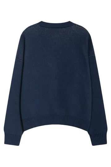 Kaotiko Cheers Sweater Navy
