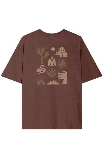 Kaotiko T-shirt Element West Brown