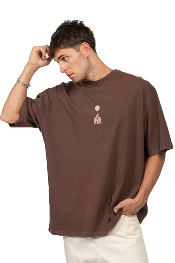 Kaotiko T-shirt Element West Brown