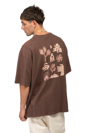 Kaotiko T-shirt Element West Brown