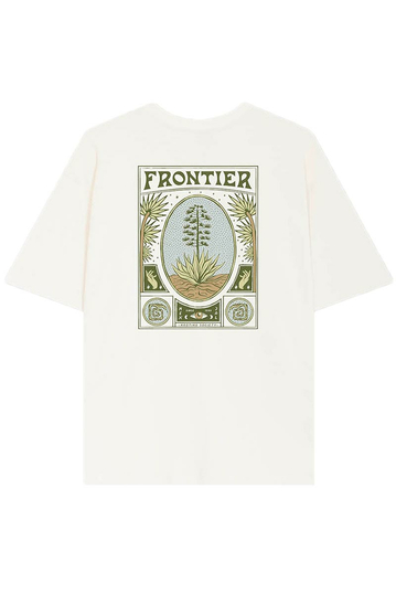 Kaotiko Frontier Organic Cotton T-shirt Ivory