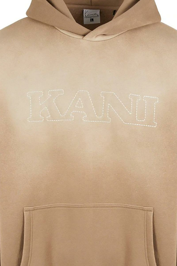 Karl Kani Retro Washed Oversize Hoodie Brown
