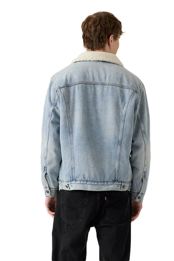 Levi's® Relaxed Fit Sherpa Trucker Jacket Kentucky Blue