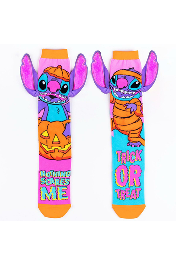 Madmia Stitch Neon Halloween High Socks