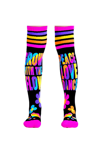Madmia Peace Love Dance High Socks