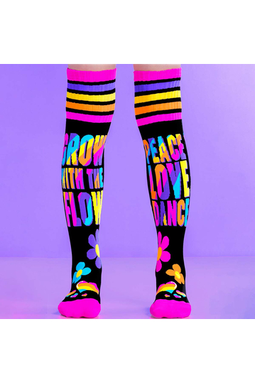 Madmia Peace Love Dance High Socks