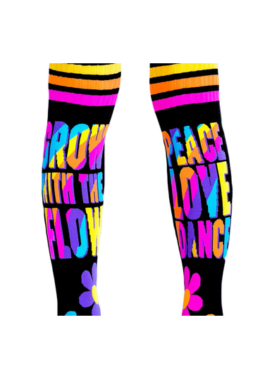 Madmia Peace Love Dance High Socks