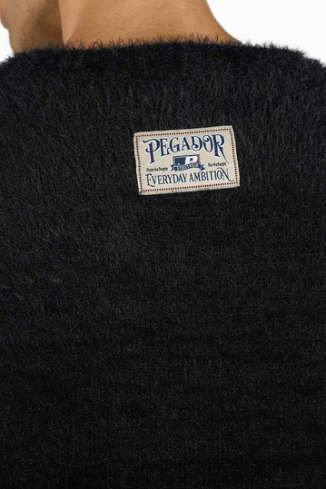 Pegador Vernen Furry Knit Sweater Black