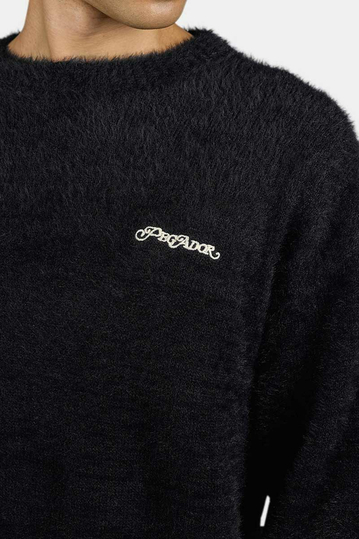 Pegador Vernen Furry Knit Sweater Black
