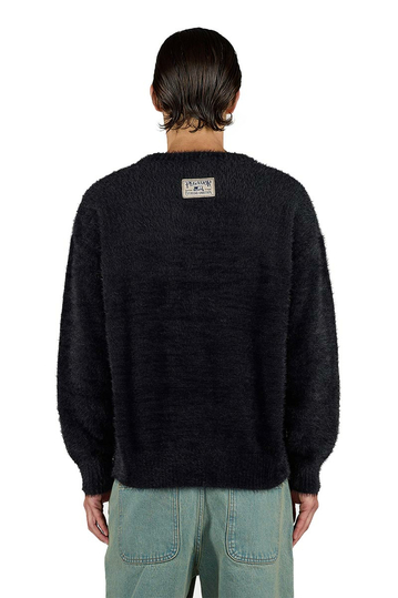 Pegador Vernen Furry Knit Sweater Black