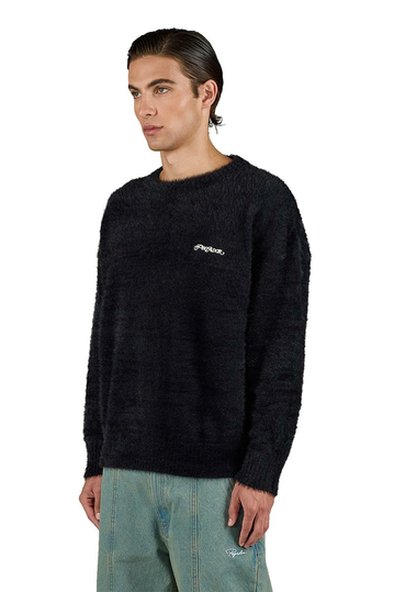 Pegador Vernen Furry Knit Sweater Black