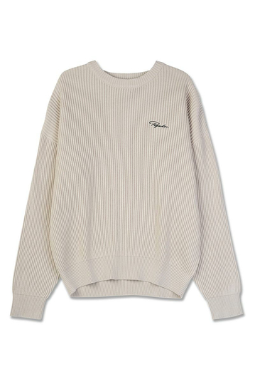 Pegador Signar Oversized Chunky Knit Sweater Stone