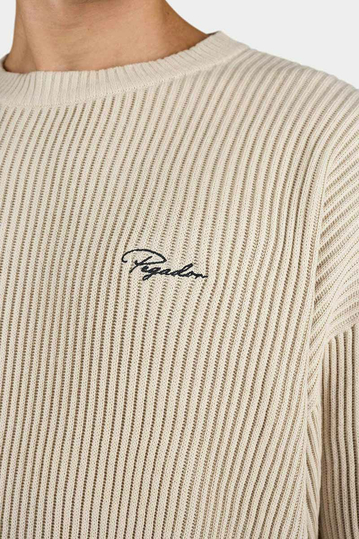 Pegador Signar Oversized Chunky Knit Sweater Stone