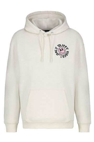 Sublevel Only Trippy Vibes Unisex Hoodie White