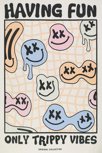 Sublevel Only Trippy Vibes Unisex Hoodie White