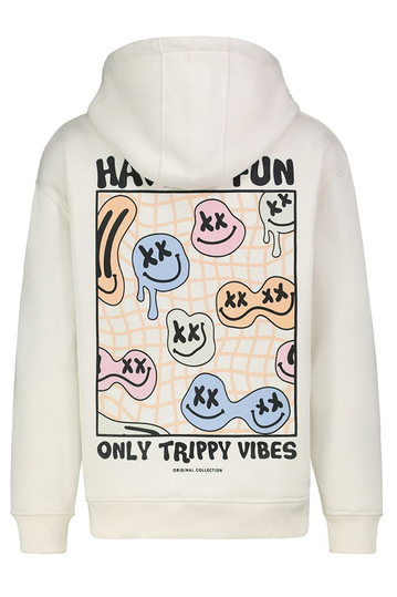 Sublevel Only Trippy Vibes Unisex Hoodie White