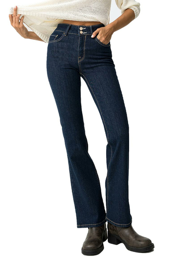 Tiffosi Light Push-up Bootcut Jeans Dark Blue