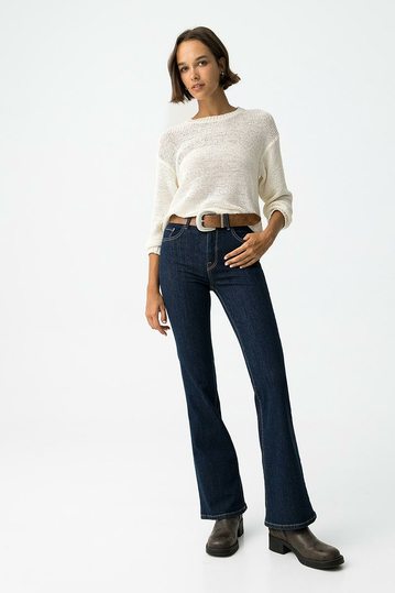 Tiffosi Light Push-up Bootcut Jeans Dark Blue