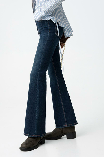 Tiffosi Zoe Flare Jeans Dark Blue