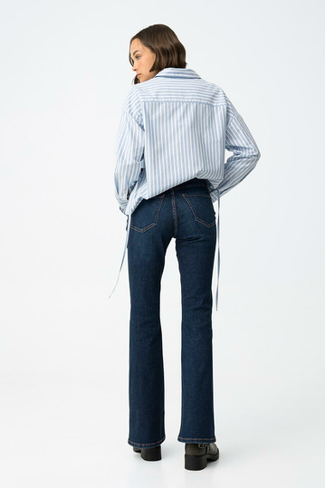 Tiffosi Zoe Flare Jeans Dark Blue