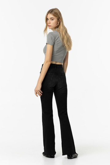 Tiffosi Zoe Flare Jeans Black