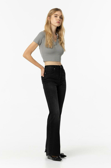 Tiffosi Zoe Flare Jeans Black
