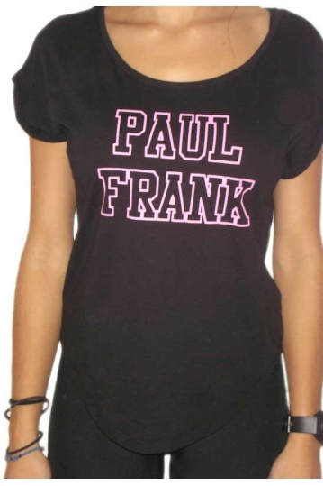 Paul Frank women's crop t-shirt in black