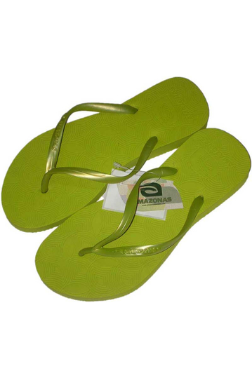 Amazonas Fun women's flip flops in lime