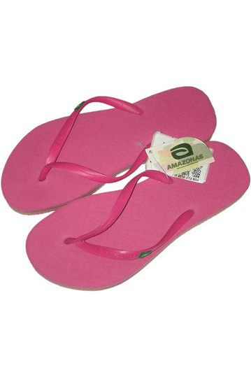 Amazonas Fun Flag women's flip flops in pink