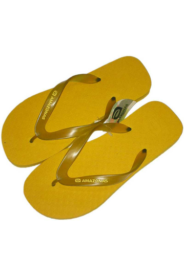 Amazonas Fun men's flip flops in yellow