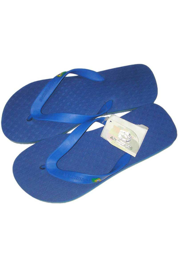 Amazonas Fun Flag men's flip flops in royal blue