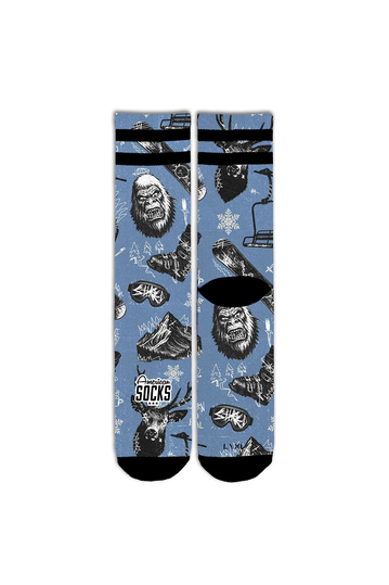 American Socks Mid High Socks Powder