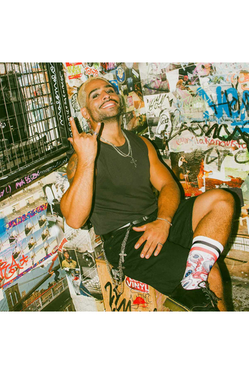 American Socks Mid High Socks Eyeblast