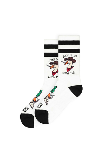American Socks Mid High Socks Don't Duck With Me